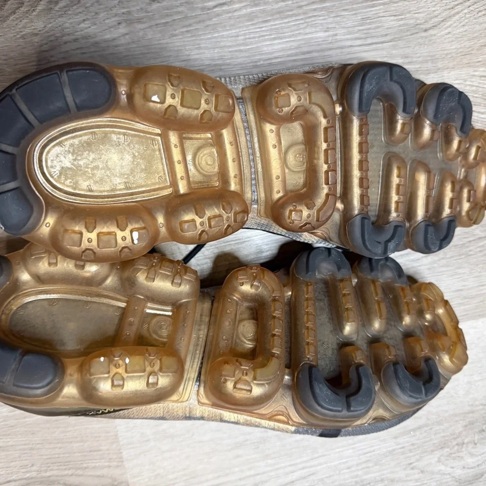 Nike VaporMax Shoes in Black and Gold